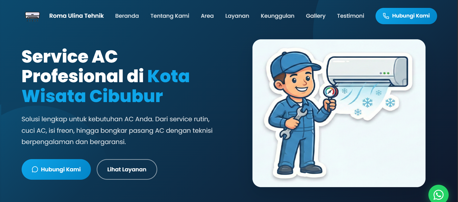 Roma Ulina Tehnik | Jasa Service AC